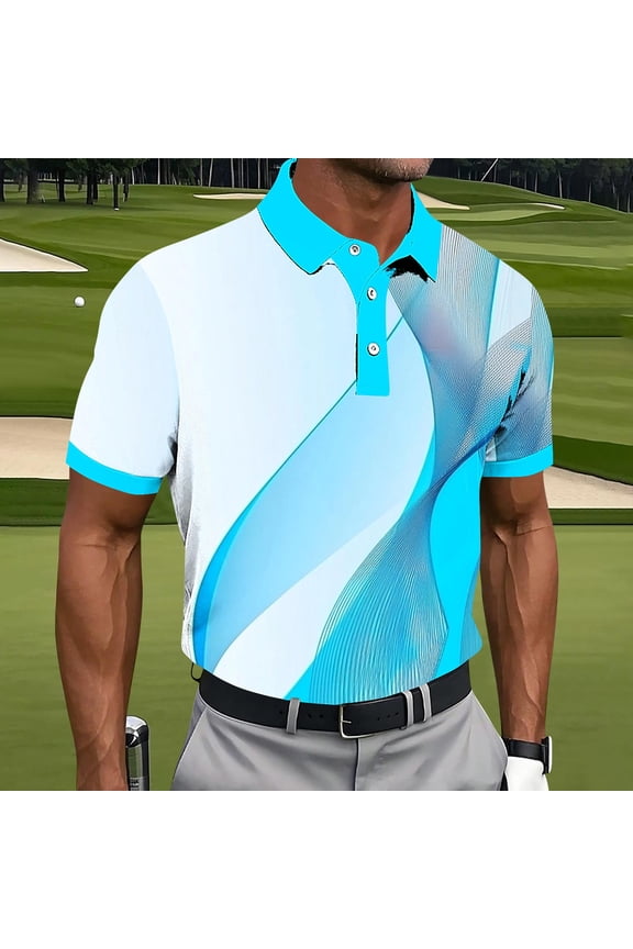 Golf Shirts Men Shirts Polo Shirts Pullover Undershirts Blue Collared Short Sleeve Men's Tops,XXXXL