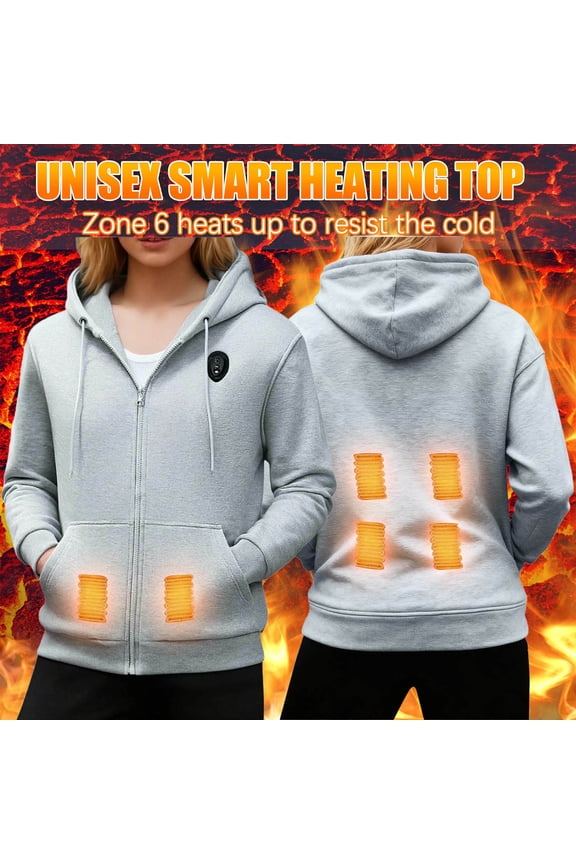 Heated Jackets for Women Jackets for Women Sport Hoodie Running Jacket Rain Jacket Zip Up Long Sleeve Gray Jackets for Women Trendy