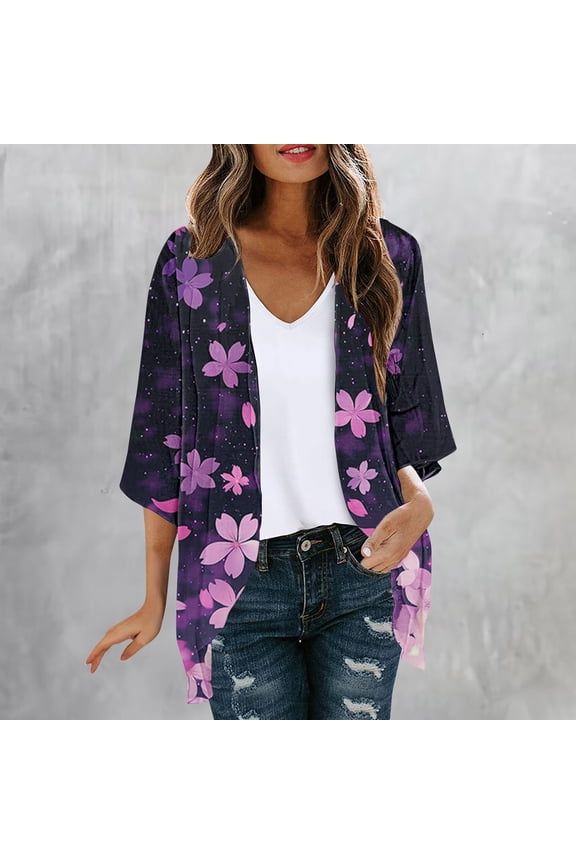 High-Low Womens Jackets Lightweight Cardigans Convertible Plus Size Adaptable Rain Jackets Short Sleeve Mid-Length Womens Jackets Casual