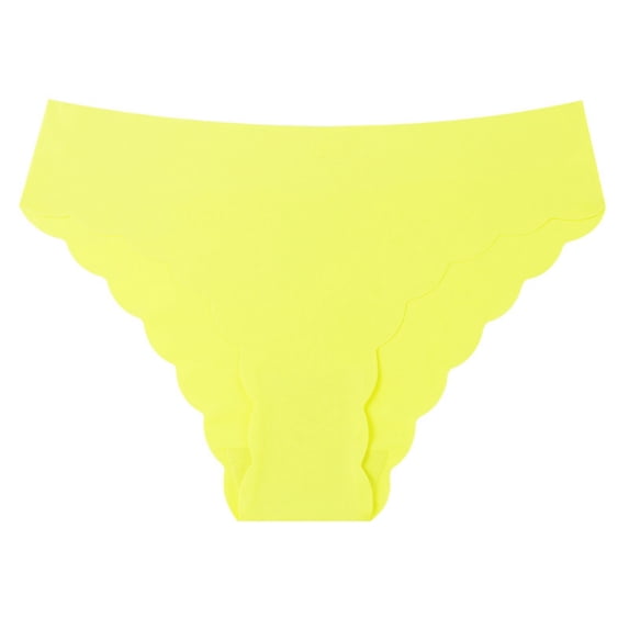 Blmnix Hipster Panties Women Panties Breathable Underwear No Show Seamless Underwear Yellow Patch Womens Underwear Packs