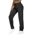 thumbnail image 1 of Blmnix Khakis Cute Sweatpants Slim Plus Size Black Lounge Plus Size Pants Long High Waist Jogger Pants, 1 of 5