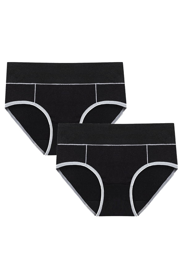 Ladies Underwear Panties Plus Size Cotton Underwear Seamless High Waisted G String Black Boxer Briefs for Women