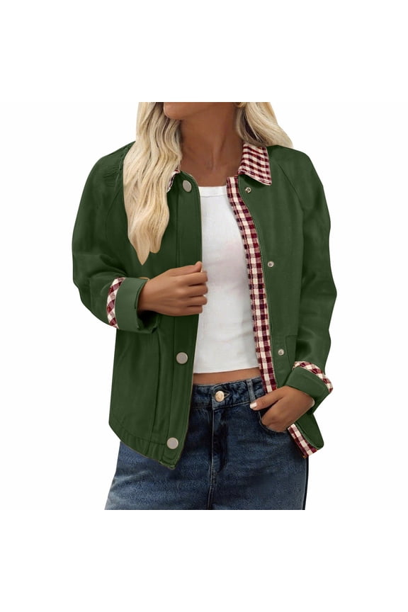 Lightweight Jacket Women Green Barn Lightweight Winter Jackets for Women Casual Long Sleeve Winter Cloting