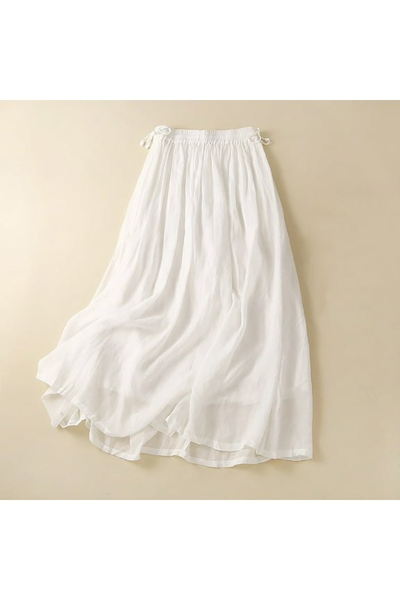 Long Skirts for Women Cotton with Pockets Pencil Dress Mid-Length Black Glitter Skirts for Women,M