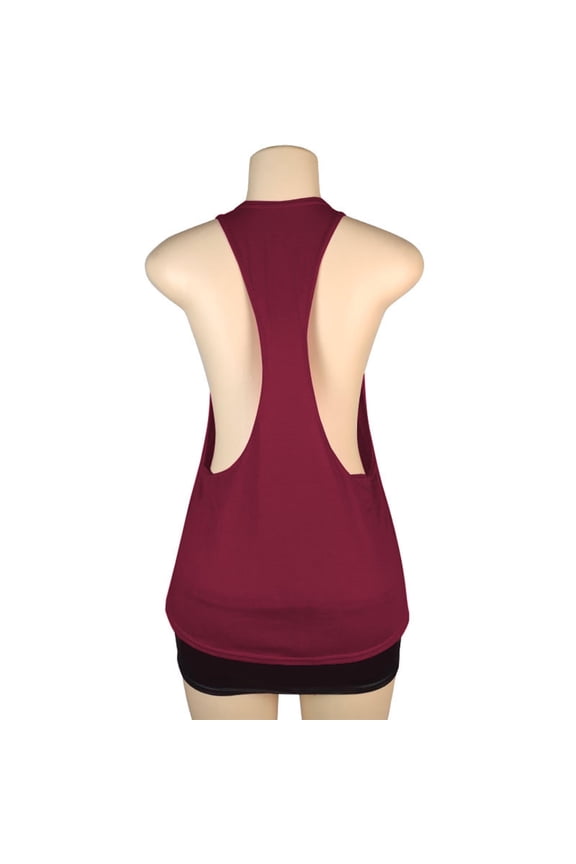 Loose Tank Tops Woman Workout Tank Tops Athletic Tank Tops Tank Tops Crew Neck Sleeveless Red Basic Tank Tops for Women