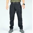 thumbnail image 1 of Blmnix Low Rise Mens Pants Baggy Cargo Travel Pants Waterproof Pants Pants Long Black Straight-Leg Mens Pants Casual,L, 1 of 9