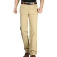thumbnail image 1 of Blmnix Low Rise Pants Men Baggy Pleated Business Casual Pants Golf Pants Jean Brown Long Straight-Leg Mens Casual Pants,S, 1 of 8