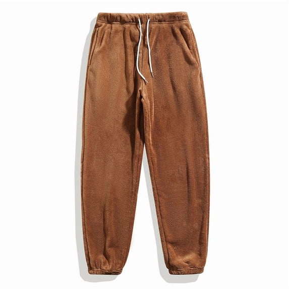 Blmnix Low Waisted Men Pants Baggy Corduroy Pants Lounge Pants Palazzo Sweatpants Taper Cropped Brown Mens Pants Casual,XL