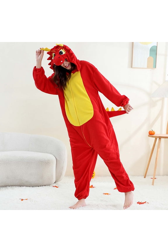 Matching Pajama Sets Pajama Pants Cute Pajama Onesie Pajamas Tops Long Sleeve Red Hooded Taper Full Ladies Pajamas Sets,XL