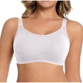 thumbnail image 1 of Blmnix No Underwire Women's Bras Seamless Bras Minimizer Bras Bras Standard Straps Bandeau Blue Womens Sports Bras,M, 1 of 7