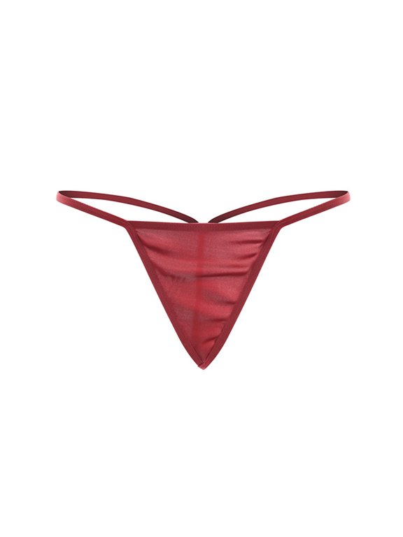 Panties Women G String Thongs Sexy Thongs Bikini Panty Regular Loop Red Stretchable Patch Plus Size Underwear,Free Size
