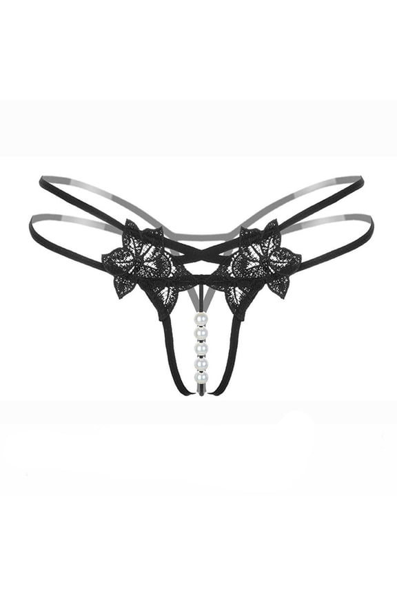 Panties for Women G String Thongs Sexy Panties Cheeky G String Black Lace Panties Cotton Underwear Women