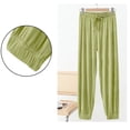 thumbnail image 1 of Blmnix Petite Pajamas Valentine Pajamas Women Silk Pajamas Sleep Pants Tops Full Green Taper Ladies Pajamas Sets,XXL, 1 of 5