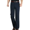 thumbnail image 1 of Blmnix Pleated Pants Men Low Rise Golf Pants Baggy Business Casual Pants Sweatpants White Straight-Leg Long Mens Summer Pants,XL, 1 of 8