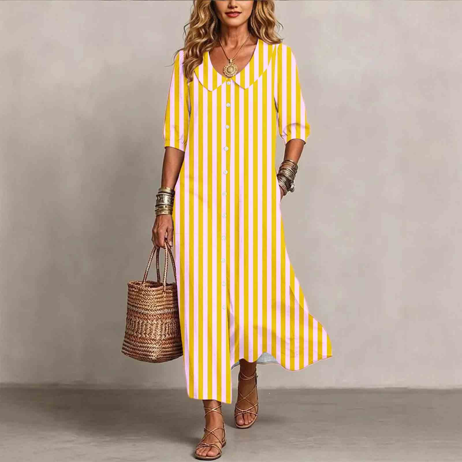 plus size dress summer wedding guest SCOMCHIC Womens Cocktail Midi Bolthouse Farms Blue Cheese Color:White Blue Flower SS24 Dresses