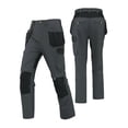 thumbnail image 1 of Blmnix Relaxed Fit Mens Pants Work Pants Baggy Cargo Pants Carpenter Pant Low Rise Full Gray Straight-Leg Summer Pants for Men,XXXL, 1 of 5