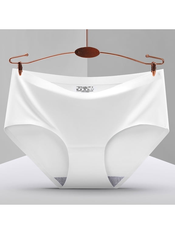 Seamless Underwear Panties for Women Breathable Moisture Wicking Hipster Panties Underwear White Cotton Underwear Women