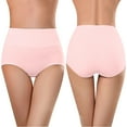 thumbnail image 1 of Blmnix Seamless Woman Underwear High Waisted Butt Lifting Panties Tummy Control Boxer Shorts Pink Womens Seamless Underwear,XXL, 1 of 5