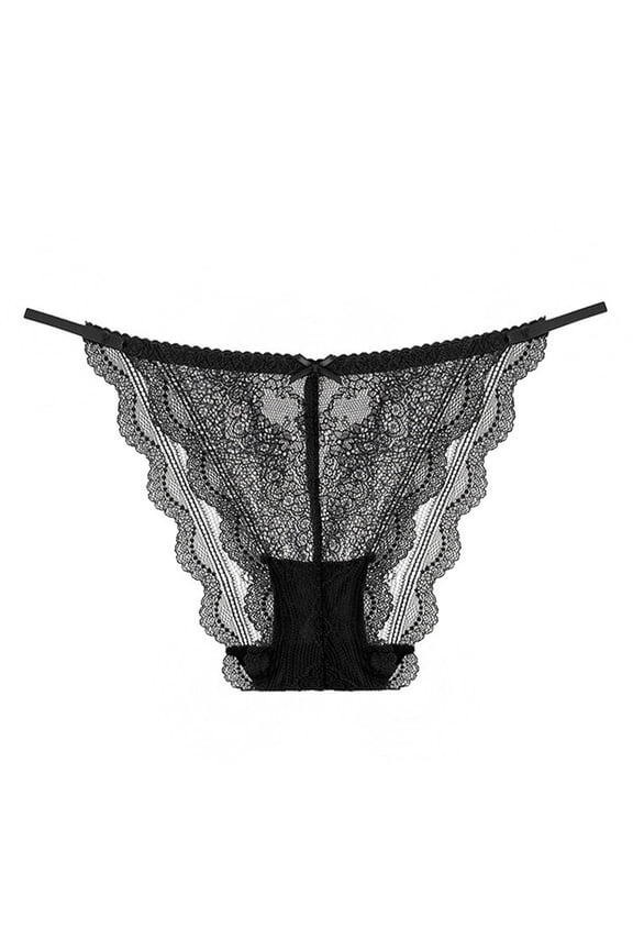 Sexy Underwear Womens Panties G String Thongs Bikini Panty Black Lace Panties Cotton Womens Underwear