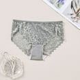 thumbnail image 1 of Blmnix Sexy Underwear Womens Underwear Hipster Panties Plus Size Boxer Gray Lace Panties Women's Underwear Cotton, 1 of 7