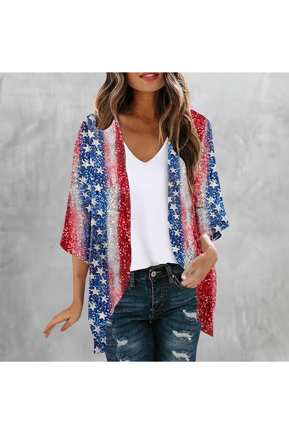 Spring Jackets Women's Coats Pull-On Adaptable Convertible Light Weight Jacket 3/4 Sleeve Cocoon Winter Jackets for Women