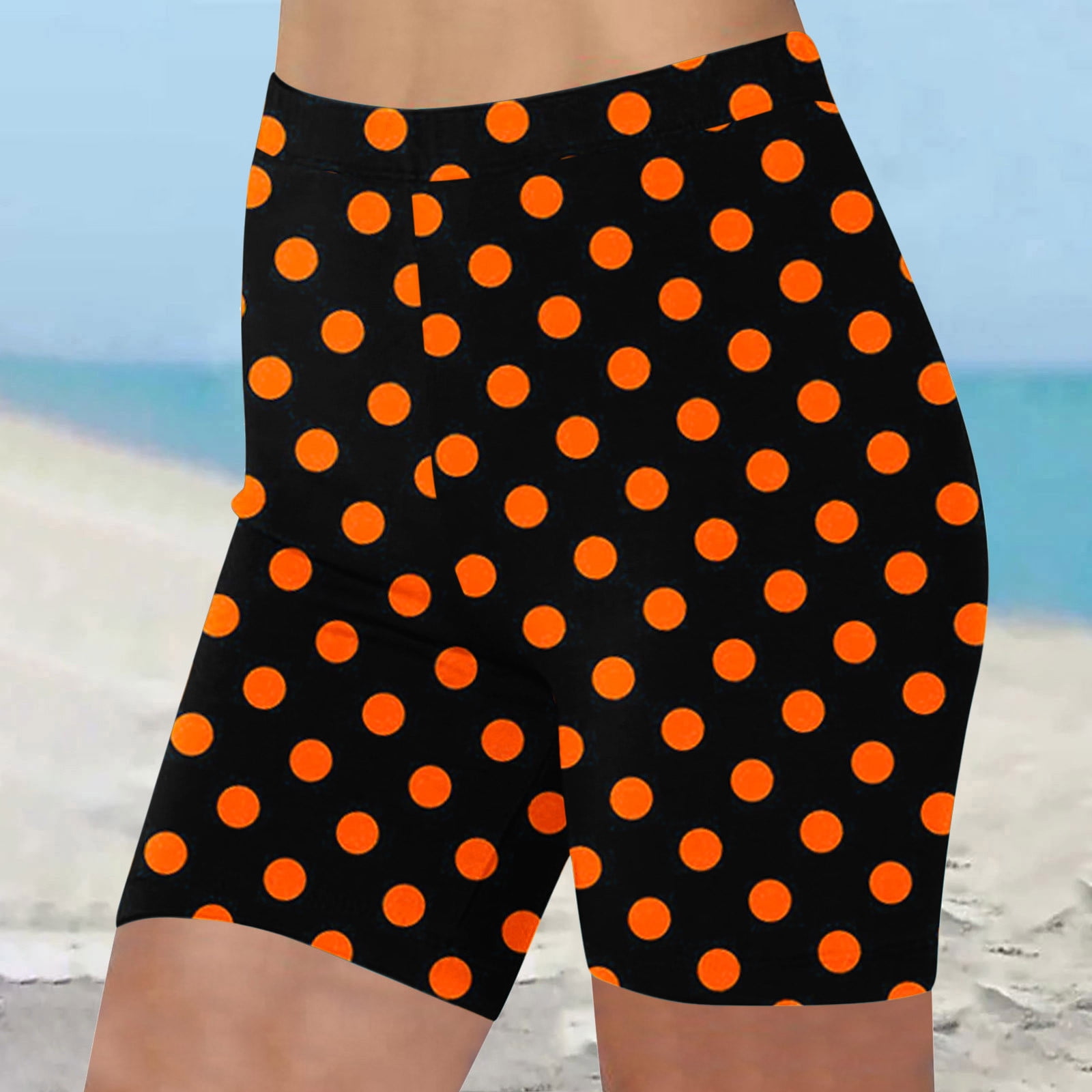 Blmnix Summer Shorts for Women Beach Shorts Boxer Shorts Flat Front ...
