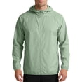 thumbnail image 1 of Blmnix Sun Shirt Men Tshirt Hiking Shirt Zip-Up Oversized Undershirt Green Long Sleeve Hooded Tee Shirts,XXL, 1 of 7
