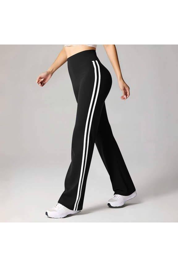 Sweat Pants Pants for Women Flat Front Track Pants Jeans Slim Bootcut High Waisted Black Active Fit Long Sweatpants for Women,XL