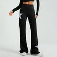 thumbnail image 1 of Blmnix Sweat Pants for Women Cotton Yoga Pants Pleated Athletic Pants Slim Bootcut Long Womens Trousers,XXL, 1 of 9