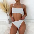 thumbnail image 1 of Blmnix Swimsuit for Women Tankini Swimsuits Two Piece Swimsuit Modest Swimsuits Swimwear White Boat Neck Tankinis Swimwear for Women,M, 1 of 6