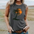 thumbnail image 1 of Blmnix Tank Tops Womens Cotton Tank Top Loose Graphic Tank Tops Tank Top Sleeveless Crew Neck Gray Camisole Tops Women, 1 of 5