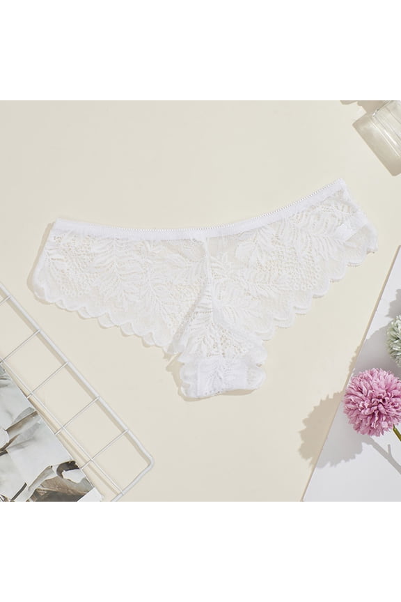 Thong Underwear Women Underwear Sexy Underwear Cheeky Briefs White Lace Panties Sexy Panties for Women