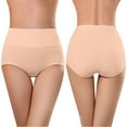 thumbnail image 1 of Blmnix Underwear Womens High Waisted Butt Lifting Panties Tummy Control Seamless Panty Cotton No Show Underwear Women,XXXL, 1 of 9