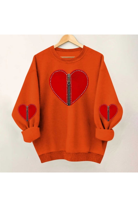 Valentine Plus Size Shirts Pullover Tshirts love heart Pullover Tshirts Graphic Shirts