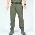 thumbnail image 1 of Blmnix Waterproof Pants Mens Pants Cargo Baggy Travel Pants Low Rise Sweatpants Long Straight-Leg Green Summer Pants,XL, 1 of 9