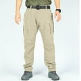 thumbnail image 1 of Blmnix Waterproof Pants Mens Pants Cargo Low Rise Baggy Travel Pants Sweatpants Yellow Long Straight-Leg Mens Summer Pants,XL, 1 of 9