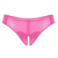 thumbnail image 1 of Blmnix Women Panties Crotchless Panties Hipster Panties No Show Underwear Pink Patch Women Underwear Cotton, 1 of 4
