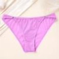 thumbnail image 1 of Blmnix Women's Panties Bikini Underwear Soft Breathable Purple Panties, 1 of 8