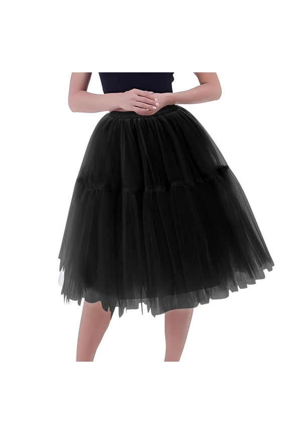 Women's Skirts Pencil Wool Skirts Plaid Dress Mid-Length Red Petticoat Skirt for Women Under Dress,S