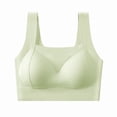 thumbnail image 1 of Blmnix Womens Bra Push Up High Impact Sports Bras Bralettes Bandeau Standard Straps Green Balconette Bras for Women, 1 of 5