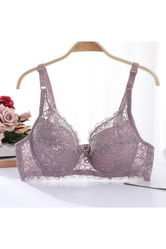 Womens Bras Sexy Bra Lace Bra Bra Purple Push Up Bras for Women,XXXL 100C
