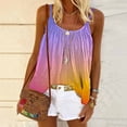 thumbnail image 1 of Blmnix Womens Camisole Tank Tops Graphic Tank Tops Spaghetti Strap Loose Camisole Purple Sleeveless Basic Tank Tops for Women, 1 of 5