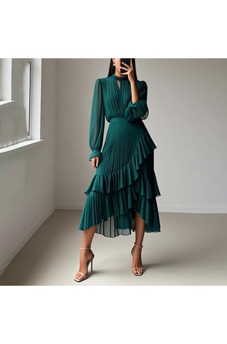 walmart new years eve dresses New Years Eve Dresses For Women Sequin Voile Slim V-Neck Elastic Mini Banquet Wedding Dress