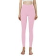 thumbnail image 1 of Blmnix Womens Pants Casual Chinos Cotton Yoga Pants Leggings Pajamas Pink High Slim-Leg Cropped Wide Leg Trousers Women,XL, 1 of 7