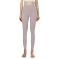 thumbnail image 1 of Blmnix Womens Pants Casual Chinos Cotton Yoga Pants Leggings Pant Cropped Slim-Leg High Beige Tall Sweatpants for Women,M, 1 of 7