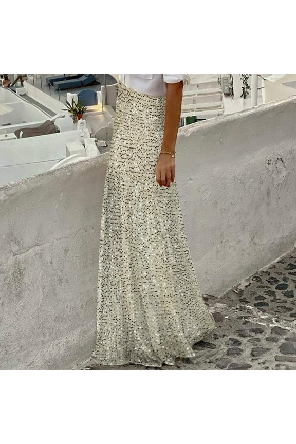 Womens Skirts Plaid Skirts Kilt High Waisted Nightgown Green Maxi Petticoat Skirt for Women Under Dress,M