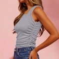 thumbnail image 1 of Blmnix Womens Tank Tops Sleeveless Gray Spring Solid Casual Ribbed Camisole Tank Tops for Lady Fasion,S-XXL, 1 of 7