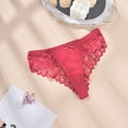 thumbnail image 1 of Blmnix Womens Underwear Cheeky Plus Size Thong Underwear Boxer Red Lace Panties Women Underwear Pack, 1 of 5