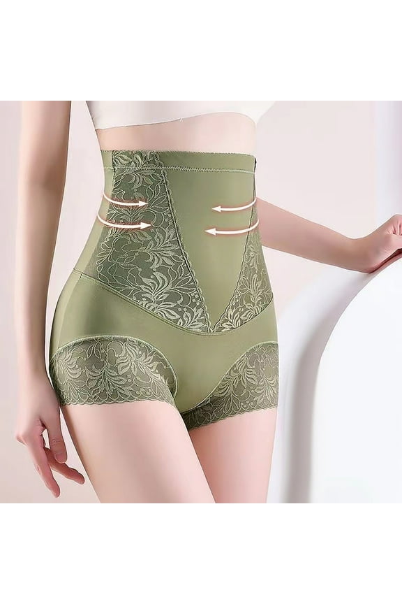 Womens Underwear Seamless Compression Underwear Tummy Control High Waisted G String Green Womens Cotton Underwear