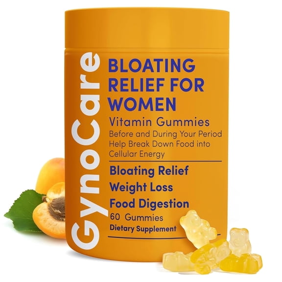 GynoCare Bloating Relief for Women, Debloating for Women | Supports Period Bloat Digestion & Water Weight Balance | Helps before & during Your Cycle